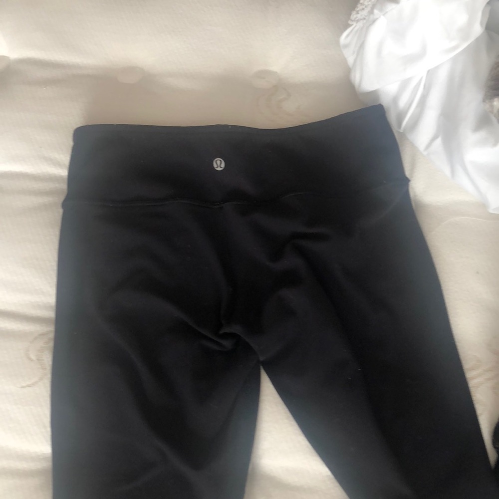 reversible black lululemon leggings